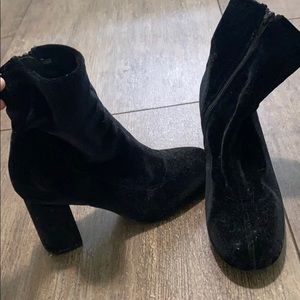 Black a Suede Booties